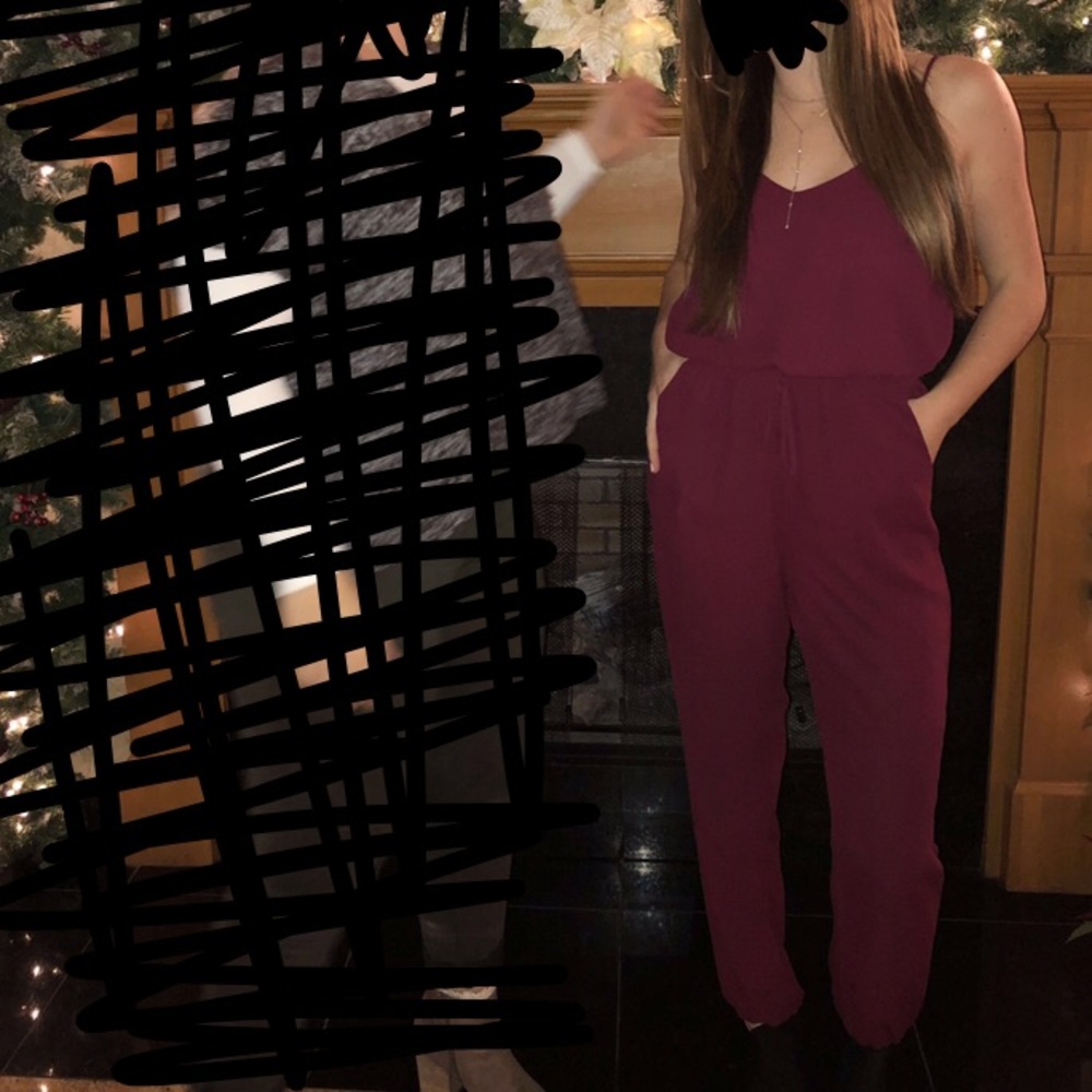Maroon Jumpsuit - image 1